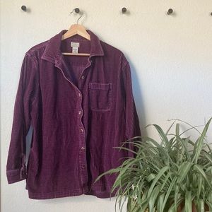 LL Bean Corduroy Shirt Jacket